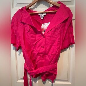 Vibrant Pink Women's Skirt Set
